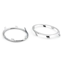 Areyourshop 1 Pair Chrome Front Fog Lamp Light Cover Trim Decorate Frame for Audi B8 A4 2009 2010 2011 2012 Car Accessories