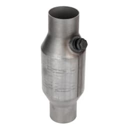 Universal 2.5" Inlet/Outlet 400 cell Weld-On Catalytic Converter 11" Length Stainless Steel High-Flow Performance