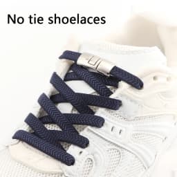 Cross buckle Elastic Laces Sneakers Shoelaces without ties 8MM Thick Flats No Tie Shoe laces Kids Adult Running Rubber Shoelace