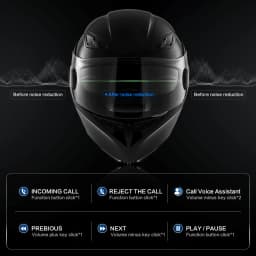 2 pcs Fodsports FX4 Pro Helmet Intercom Motorcycle Helmet Bluetooth Headset 4 Rider 1000m Interphone Intercomunicador,FM