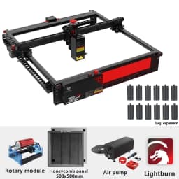 Twotrees TS2-10W Laser Engraver Machine 80W 450x450mm Compressed Spot Technology LaserGRBL LightBurn Wifi Horizontal Gyroscope