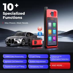 Autel MaxiIM KM100 Key Fob Programming Immobilizer Tool 2PCS Autel IKEY for 60s Key Generation OBD IMMO Key Learning PK KM100X