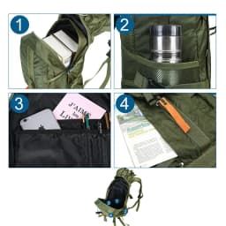 LQARMY Travel Hiking Backpack Trekking Camping Backpacks Waterproof Hiking Daypack Lightweight Outdoor Sport Travel Backpack