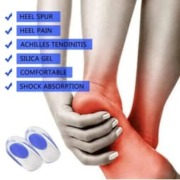 Silicone Gel Orthopedic Insole for Feet Spurs Pain Foot Shoe Insoles Height Increasing Shoe Pads Shock Absorbing Shoe Sole 1Pair
