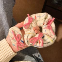 Sweet Soft Plush Wide Hair Rope Womens Girls Ponytail Holder Hair Tie Fluffy Rubber Band Towel Fabric Hair Band Hair Accessories