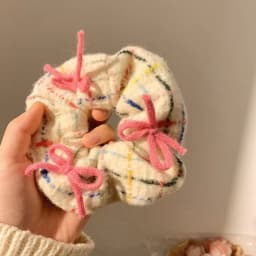 Sweet Soft Plush Wide Hair Rope Womens Girls Ponytail Holder Hair Tie Fluffy Rubber Band Towel Fabric Hair Band Hair Accessories