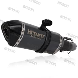 Exhaust System Muffler Pipe Slip on For Kawasaki Z400 Ninja 400 Ninja 500 Z500 2018-2025 Ninja 500 Exhaust System