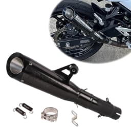 Exhaust System Muffler Pipe Slip on For Kawasaki Z400 Ninja 400 Ninja 500 Z500 2018-2025 Ninja 500 Exhaust System