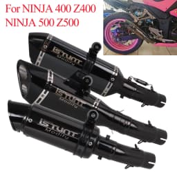 Exhaust System Muffler Pipe Slip on For Kawasaki Z400 Ninja 400 Ninja 500 Z500 2018-2025 Ninja 500 Exhaust System