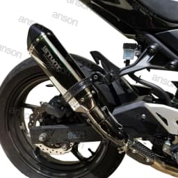 Exhaust System Muffler Pipe Slip on For Kawasaki Z400 Ninja 400 Ninja 500 Z500 2018-2025 Ninja 500 Exhaust System