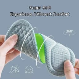 1Pair Plantar Fasciitis Orthopedic Insoles Arch Support Insole for Feet Memory Foam Non Slip Shoe Pads Deodorising Shoes Sole