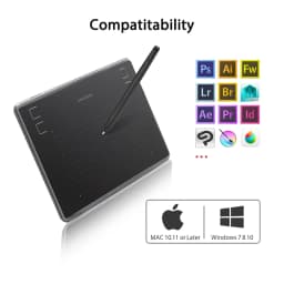 HUION H430P Digital Tablets Graphics Drawing Pen Tablet OSU Game Tablet with Battery-Free Pen for Android Handy/Win/Mac