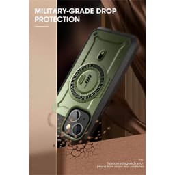 SUPCASE for iPhone 15/14/13 Case 6.1 inch 2023 UB Pro Mag Full Body Rugged Case Cover with Built-in Screen Protector