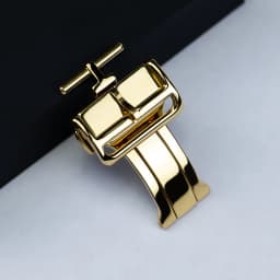 18mm 20mm Watch Strap Metal Folding Buckle Clasp Rebber Wristband Stainless Steel Buckle Automatic Deployment Watch Accessories