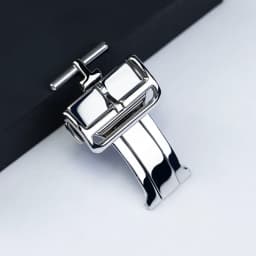 18mm 20mm Watch Strap Metal Folding Buckle Clasp Rebber Wristband Stainless Steel Buckle Automatic Deployment Watch Accessories