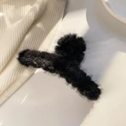 Fashion Hair Clips Female Hair Crabs Soft Girl Women Plush Hair Claws Hairgrips Elegant Headwear Woman Hair Accessories Ornament