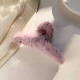 Fashion Hair Clips Female Hair Crabs Soft Girl Women Plush Hair Claws Hairgrips Elegant Headwear Woman Hair Accessories Ornament