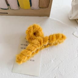 Fashion Hair Clips Female Hair Crabs Soft Girl Women Plush Hair Claws Hairgrips Elegant Headwear Woman Hair Accessories Ornament