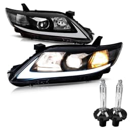 VLAND FOR TOYOTA CAMRY 2009-2011 HEAD LAMP(USA TYPE) Headlights DRL Day Running Light LED Fog Lights Car Accessory Head Lamp