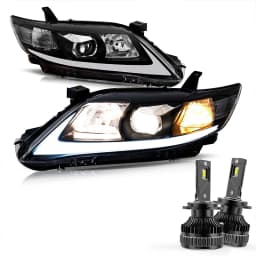 VLAND FOR TOYOTA CAMRY 2009-2011 HEAD LAMP(USA TYPE) Headlights DRL Day Running Light LED Fog Lights Car Accessory Head Lamp