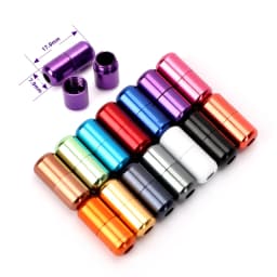 15Color Aluminum capsules Lock Buckle For men and women kids Sneaker Lace Lock buckle Kits Shoelace Lock Accessories Buckle