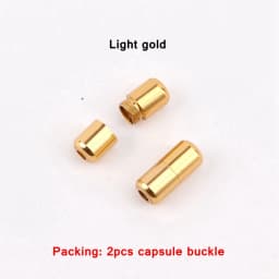 15Color Aluminum capsules Lock Buckle For men and women kids Sneaker Lace Lock buckle Kits Shoelace Lock Accessories Buckle