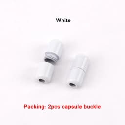 15Color Aluminum capsules Lock Buckle For men and women kids Sneaker Lace Lock buckle Kits Shoelace Lock Accessories Buckle