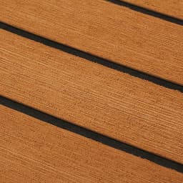 2400x900x5mm Self Adhesive Yacht Flooring Self-Adhesive EVA Foam Teak Faux Teak Boat Decking Sheet Brown