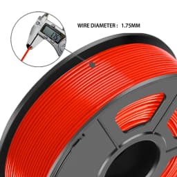 SUNLU PETG Filament 1KG Arranged Neatly 3D Material 1.75MM Non-Toxic Odorless Bright Color No Buble No Clogging Good Toughness