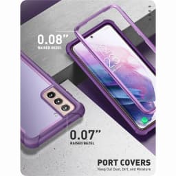 For Samsung Galaxy S21 Case 6.2inch (2021 Release) I-BLASON Ares Full-Body Rugged Bumper Cover WITHOUT Built-in Screen Protector