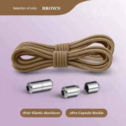 New No Tie Shoe laces Elastic Laces Sneakers Round Shoelaces without ties Kids Adult Quick Shoe lace Rubber Bands for Shoes