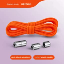New No Tie Shoe laces Elastic Laces Sneakers Round Shoelaces without ties Kids Adult Quick Shoe lace Rubber Bands for Shoes