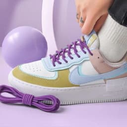 New No Tie Shoe laces Elastic Laces Sneakers Round Shoelaces without ties Kids Adult Quick Shoe lace Rubber Bands for Shoes