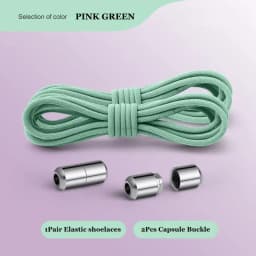 New No Tie Shoe laces Elastic Laces Sneakers Round Shoelaces without ties Kids Adult Quick Shoe lace Rubber Bands for Shoes