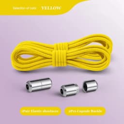 New No Tie Shoe laces Elastic Laces Sneakers Round Shoelaces without ties Kids Adult Quick Shoe lace Rubber Bands for Shoes