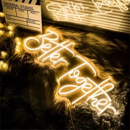 60cm Wedding Neon Led Sign Large Size Neon LED Sign Wedding Decor Room Neon Lights Birthday Party Decor Wall Hanging Sign