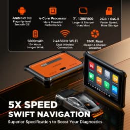 OTOFIX D1 LITE OBD2 Scanner Car Diagnostic Tool Bluetooth Wireless Bi-Directional Control OBD Automotive Scan Tool Active Test