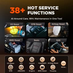 OTOFIX D1 LITE OBD2 Scanner Car Diagnostic Tool Bluetooth Wireless Bi-Directional Control OBD Automotive Scan Tool Active Test