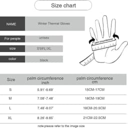 Winter Thermal Gloves Touchscreen Windproof Cycling Cold Glove For Men Women Warm Non-Slip Outdoor Driving Zipper Sport Gloves