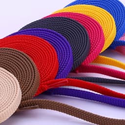 1Pair Double Flat Laces High Quality Polyester Shoelaces Fashion Sports Casual Shoe Lace Solid Flat Shoelace 28Colors