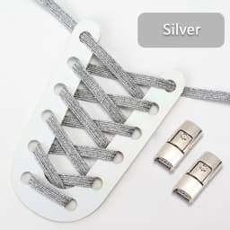 New Elastic Laces Sneakers Colorful Press Lock Shoe laces without ties Kids Adult Glitter No Tie Shoelaces for Shoes Accessories