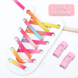 New Elastic Laces Sneakers Colorful Press Lock Shoe laces without ties Kids Adult Glitter No Tie Shoelaces for Shoes Accessories