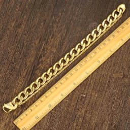Hip Hop Men's Bracelet Double Chain Stainless Steel Wheat Cuban Link Chain Bracelet Male Jewelry Dropshipping Gifts DB08