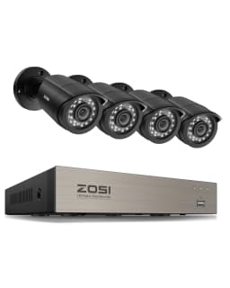 ZOSI 8CH 1080P CCTV System Outdoor 5MP Lite Video DVR with 2/4/6/8pcs 2MP Wired Security Cam Day/Night Video Surveillance System