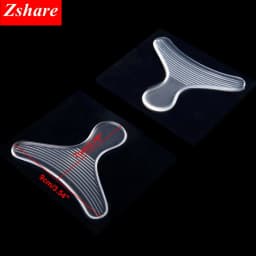 1Pair Silicone Soft Insert Heel Liner Grips T-type Thread High Heel Comfort Pads Feet Care Accessories