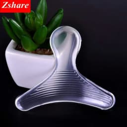 1Pair Silicone Soft Insert Heel Liner Grips T-type Thread High Heel Comfort Pads Feet Care Accessories