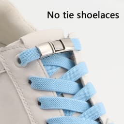 New Press Lock Shoelaces without ties Elastic Laces Sneakers 8MM Wide Flats No Tie Shoe laces Kids Adult Sports Running Shoelace