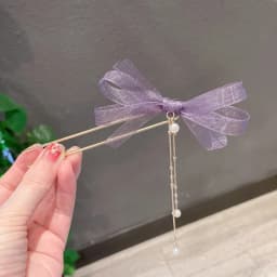 Fashion Metal Hair Sticks for Women Shell Hair Clip Minimalist U Shape Hair Bun Maker Headwear Tassel Pearl Pendant Hairpins