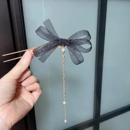 Fashion Metal Hair Sticks for Women Shell Hair Clip Minimalist U Shape Hair Bun Maker Headwear Tassel Pearl Pendant Hairpins