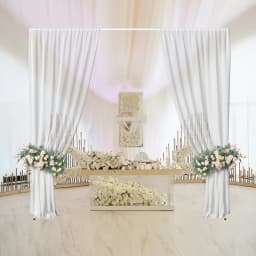 Wedding Party Prom Backdrop Stand Pipe Kit Curtain Frame Ajustable10ftx10ft